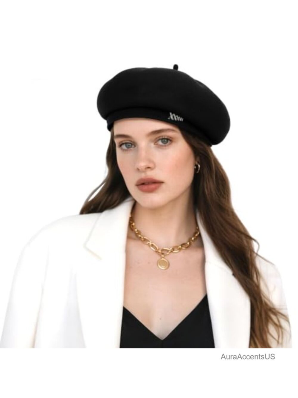 Women's 90% Wool French Beret Winter Hat Solid One Size